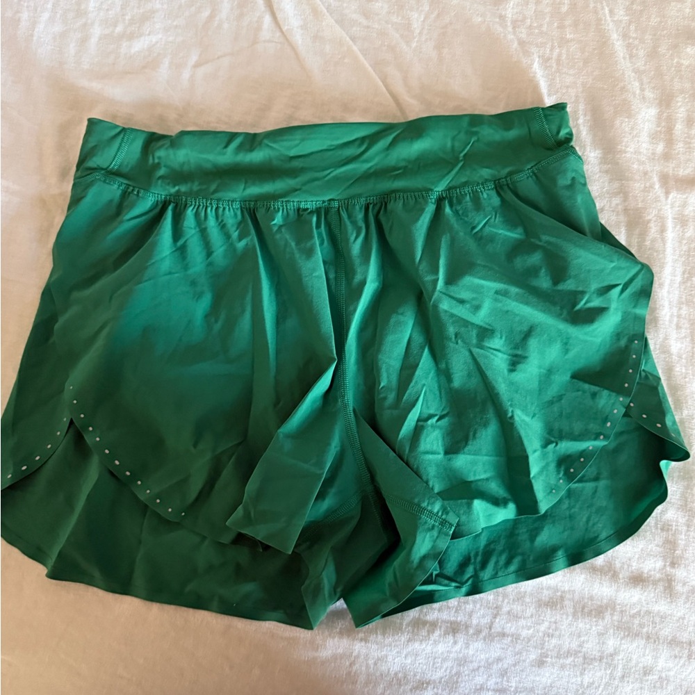 lululemon fast and free Vibrant Green Athletic Shorts
